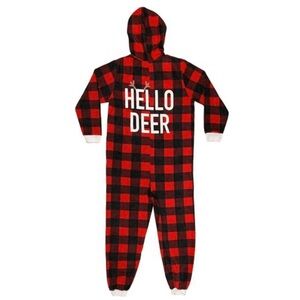 🆕 Buffalo Plaid Mens Pajama Onesie, NIP